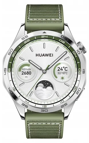 Smartwatch Huawei Watch GT 4 46 mm Grün – Eleganz und 14 Tage Akkulaufzeit