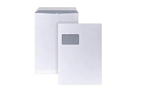 Versandtasche C4 mit Fenster selbstklebend von POSTHORN MADE BY BONG