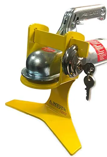 A. Weyck Tools Anhängerschloss mit Anfahrhilfe Anhängerkupplung Kupplungshilfe Rangierhilfe #83