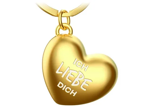 FABACH Schlüsselanhänger Herz mit Gravur - 