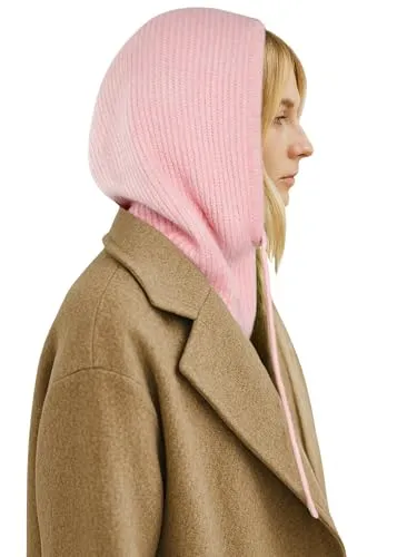 Style & Republic Damen Kuschel-Balaklava | Flauschige Winter Sturmhaube | Warm & Weich für kalte Tage, Ideal für Radfahren, Skifahren & Outdoor, Bubble Gum