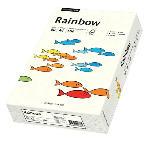 Rainbow Kopierpapier DIN A4 80 g/qm 500 Blatt in beige von Rainbow