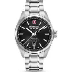 Swiss Military Hanowa SMWGL0006201 Herrenuhr - Armbanduhren mit Automatikwerk, 10 ATM wasserdicht und elegantes Edelstahl-Design für Herren, ideal für Alltag und besondere Anlässe.