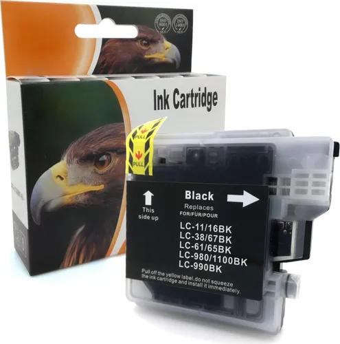 D&C Tintenpatronen kompatibel mit Brother LC-1100 1x BLACK