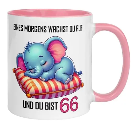 Kaffee- & Teebecher Pink von Momentals