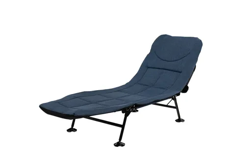 COSTWAY Campingliege Campingbett mit Matratze, klappbar & 6-Fach verstellbar