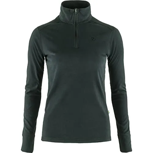 Fjällräven Damen Skare Half Zip Sweatshirt, Black, S