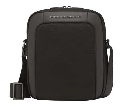 PORSCHE DESIGN Roadster Shoulderbag XS - Herren Umhängetasche in Schwarz, verstellbar und aus hochwertigem Nylon, ideal für Freizeit und stilvolle Auftritte.