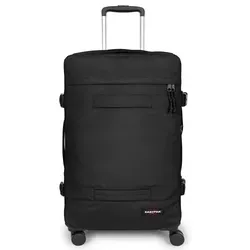 Eastpak Reisetasche Transit'r 4 XL + - Geräumige Reisetasche aus strapazierfähigem 100% Polyester in elegantem Schwarz, ideal für Reisen und den täglichen Einsatz.