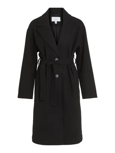 VILA VIPOKO LONG COAT-NOOS Damen Langmantel - Modischer Langmantel für Damen aus 100% Polyester, pflegeleicht und mit praktischen Eingrifftaschen. Ideal für stilvolle Auftritte und hält warm bei Spaziergängen.