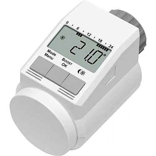 EQIVA Heizkörper-Thermostat Typ L 130809G0 - Intelligente Temperaturregelung, einfache Montage ohne Wasserablassen und Frostschutz-Automatik