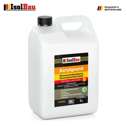 Isolbau Acrylgrund 5 L  Tiefengrund Grundierung Universal Absolute Profiware