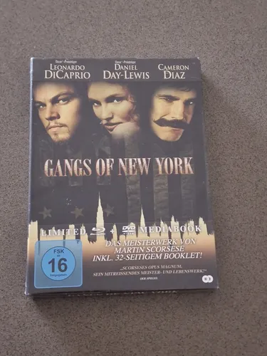 Gangs Of New York Mediabook , Bluray & DVD , 32 Seiten Booklet NEU & OVP