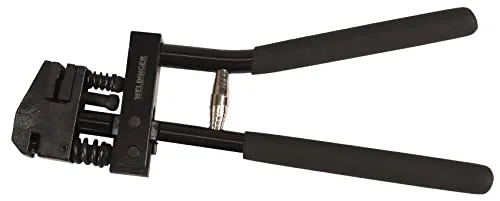 WELDINGER Kombizange zum Lochen und Falzen von Blechen - Praktische Kombizange für Karosseriearbeiten: ideal zum Lochen und Falzen von Blechen bis 1 mm Stärke. Ergonomischer Griff und drehbarer Zangenkopf für komfortable Einhandbedienung.