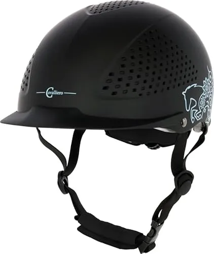 Covalliero Reithelm Beauty 2.0, 48-51 cm, Schwarz