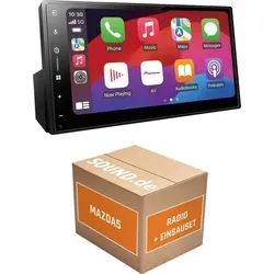 Pioneer SPH-DA77DAB Autoradio Einbaupaket für Mazda5 - Komplettlösung für Mazda5: 2-DIN Autoradio mit Apple CarPlay und Android Auto. Einfache Installation ohne Schneiden und Löten, inkl. Lenkradinterface und Antennenadapter.