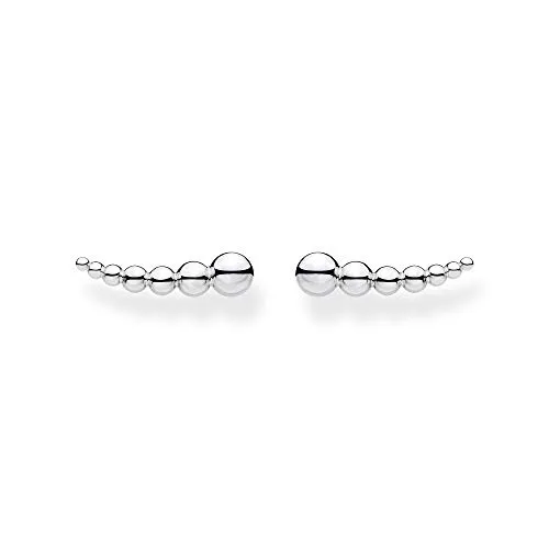 Thomas Sabo Ear Climbers Kugeln aus 925 Sterling Silber in silber von THOMAS SABO