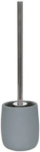 Kleine Wolke WC-Bürstengarnitur Eclipse, Grau - Hochwertige Klobürsten aus Metall, mit abnehmbarem und austauschbarem Bürstenkopf – ideal für eine hygienische Badezimmerausstattung.