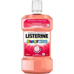 Listerine Smart Kidz - Beeren-Geschmack 500 ML - Mundspülung für Kinder ab 6 Jahren, schützt vor Karies mit Fluorid und bekämpft schädliche Bakterien. Ohne Alkohol und Zucker, ideal für eine gesunde Mundhygiene!