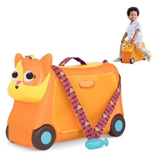 B. toys – Kinder Handgepäck Koffer Katze Lolo in orange von B. toys