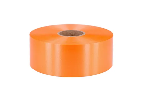 Star Geschenkband, Geschenkband Ringelband 50mm x 100m Rolle Orange