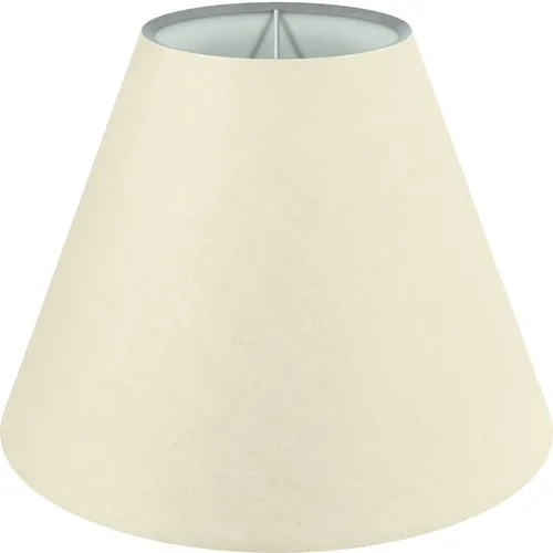 Premium Lampenschirm Stehlampe Hängelampe Creme Baumwolle E14/E27 S=UØ 20cm