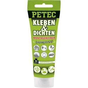 Petec Universalklebstoff Montagekleber Kleben & Dichten transparent der ALLESKÖNNER 94170