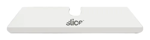 Slice 10526 Keramische Ersatzklingen, Ecken abgerundet 3St. - Sicherheitsmesser mit langlebigen keramischen Klingen, ideal für präzise Schab- und Kratzarbeiten, sicher in der Anwendung und bis zu 11 Mal länger haltbar als Metallklingen.