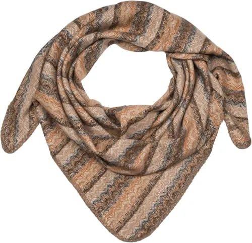 styleBREAKER Damen XXL Dreieckstuch mit Zick-Zack Webmuster - Schals für Damen – Weiches, warmes Tuch mit modischem Zick-Zack-Muster, ideal für vielseitige Styling-Optionen und angenehme Wärme in der kalten Jahreszeit.