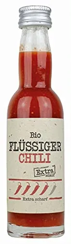Northern Greens Flüssige Bio Kräuter Chili - EXTRA SCHARF - 40ml - Ungemahlene Kräuter & Gewürze, intensiv scharfer Geschmack für feurige Gerichte und kreative Küche.