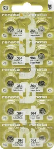 Renata Knopfzelle 364 10 St. 20 mAh