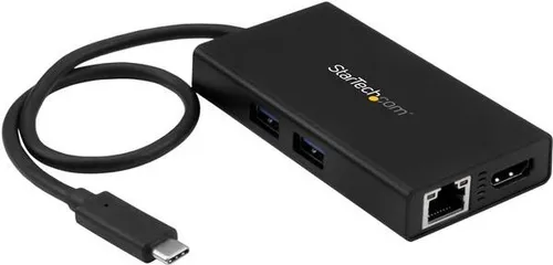 StarTech.com USB C Multifunction Adapter DKT30CHPD - Weiteres Notebook-Zubehör mit Power Delivery, 4K HDMI und RJ-45 für optimale Konnektivität und Leistung.