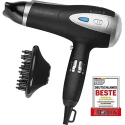 ProfiCare Haartrockner PC-HTD 3113 - Haartrockner mit Ionisierungsfunktion, für glänzendes und frizzfreies Haar in elegantem Schwarz