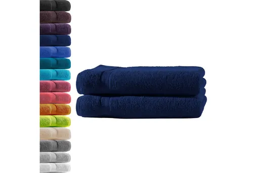 Hometex Premium Textiles Handtuch in Premium Qualität 500 g/m², Feinster Frottier-Stoff 100% Baumwolle, 2x Duschtuch, weich, saugfähig, extra schwer & flauschig - TEST BILD TOP MARKE 2025