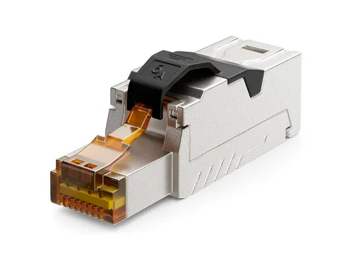 Produktbild deleyCON deleyCON 1x CAT 6a Netzwerkstecker Werkzeuglos Netzwerkkabel Netzwerk-Adapter