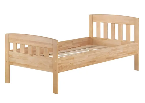 ERST-HOLZ Seniorenbett Einzelbett Buche massiv 100 x 200 von Erst-Holz