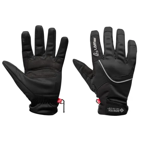 Löffler Tour Gloves WS Warm black (990) - Langlaufhandschuhe für Herren, winddicht mit GORE-TEX INFINIUM, ideal für Ausdauersport im Winter. Atmungsaktiv und mit rutschfestem Griff für optimale Leistung.