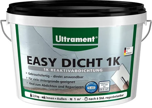 ULTRAMENT Easy Dicht 1 K Reaktivabdichtung, 2,5 Kg