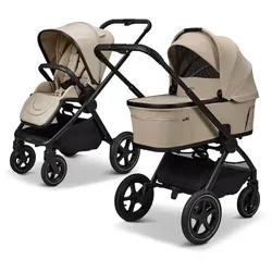 Moon Gio Fold Air Kombikinderwagen 2in1 - Tonka - Der Moon Gio Fold Air Kombikinderwagen überzeugt durch seine Weltpremiere: Mit einem Handgriff ultra-kompakt zusammenfaltbar. Ideal für Stadt und Reisen, mit ergonomischer Höhenverstellung und exzellenter Allrad-Federung für höchsten Komfort.