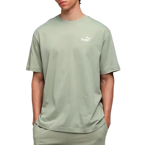 PUMA Unisex ESS Relaxed Small No. 1 Logo Tee - Bequemes T-Shirt mit ikonischem Logo, ideal für lässige Outfits und sportliche Aktivitäten.