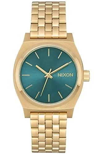 Nixon Damen Analog Uhr A1130-2626-00 - Elegante Armbanduhr für Damen mit 31 mm Edelstahlgehäuse, wasserdicht bis 100 Meter und präzisem japanischem Miyota-Quarzuhrwerk.