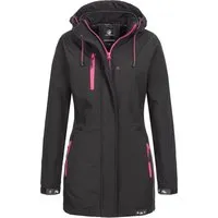 Rock Creek Softshelljacke Damen D-423 - Schwarz - Übergangsjacke mit Stretchmaterial für optimale Bewegungsfreiheit, ideal für Outdoor-Aktivitäten und Freizeit.