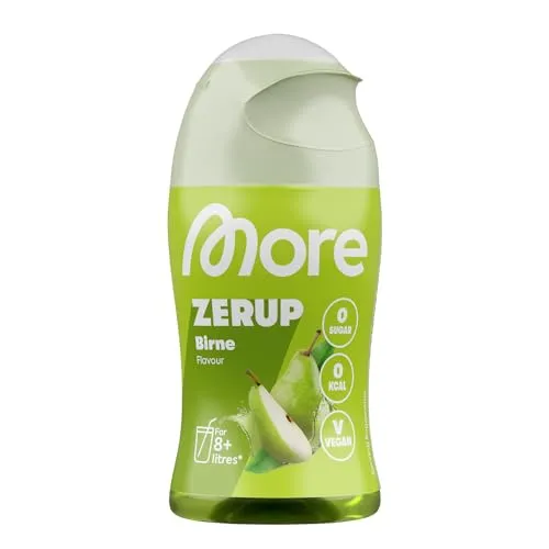 MORE Zerup, Birne, 65 ml, für bis zu 8 l Fertiggetränk von MORE NUTRITION