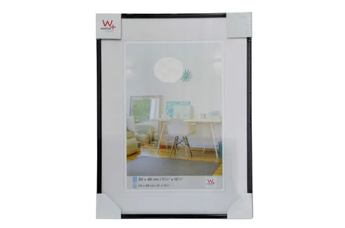 walther+ design KV040B Bilder Wechselrahmen Papierformat: 30 x 40cm Schwarz