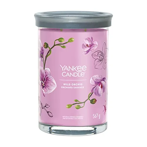 Wild Orchid Signature Large Tumbler 567g 2-Docht in lila von Yankee Candle