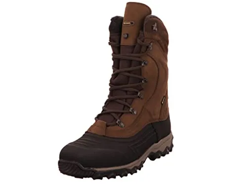 Meindl Adult Garmisch II GTX - Wanderschuhe für Damen, warm gefüttert aus hochwertigem Nubukleder in Braun, Größe 45