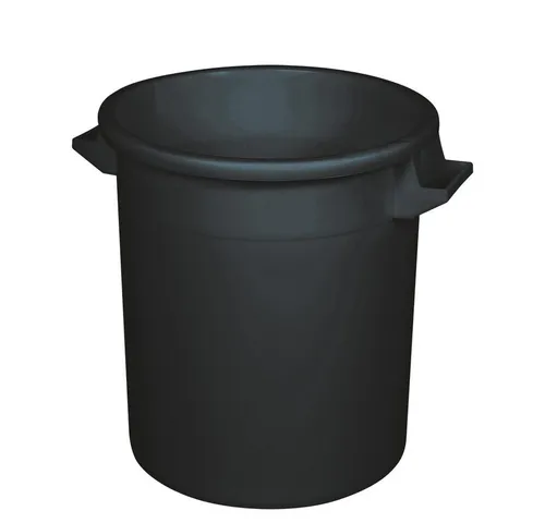 BRB-Lagertechnik Regentonne Rundtonne 50 Liter, Ø oben/unten 454/362, H 470 mm, Hygienisch, stabil, stapelbar, vielseitig