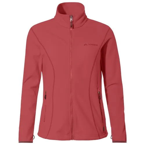 Vaude Damen Rosemoor II Fleece Jacke - Größe S, rot - Funktionsjacke aus weichem Fleece, feminin geschnitten, ideal für Reisen, Wanderungen und Spaziergänge.