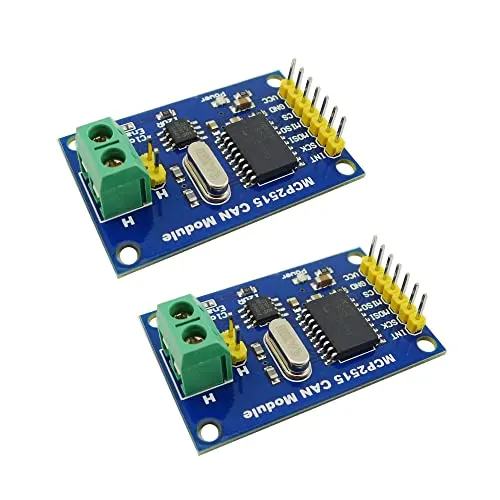 Aihasd 2 Stück MCP2515 CAN-Bus Modul mit TJA1050 Receiver SPI Protocol für Arduino