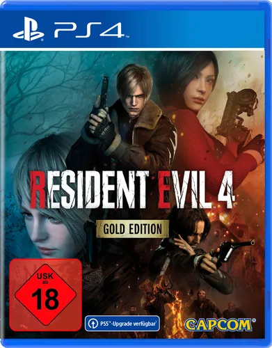Resident Evil 4 - Gold Edition [PlayStation 4] - Survival Horror Game mit modernem Gameplay und überarbeiteter Story. Enthält zusätzliche Inhalte wie 'Separate Ways' und DLC-Pack für mehr Spielspaß.